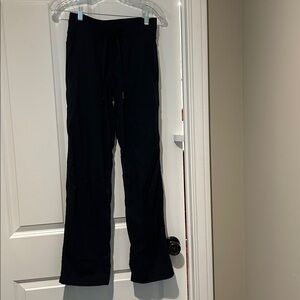 lululemon studio pant black size 4